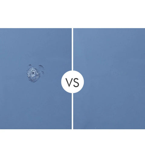 Comparison of auto glass before and after using Windshield Crack Repair Kit for Cars, showcasing chip repair and restored visibility.