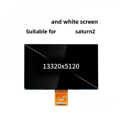 Top Shelf 10 Point 1 Inch Lcd Display Replacement Panel Featuring Hella Sharp 14K Resolution For Resin 3D Printing Saturn Models Delivers Crisp Layer Details And A Solid Setup Upgrade, displaying a 10.1 inch black LCD panel.