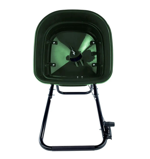 Walk-Behind Broadcast Spreader for Fertilizer, Grass Seed and Salt, 80 Lb Hopper, Includes Hopper Cover, Spider Agitator