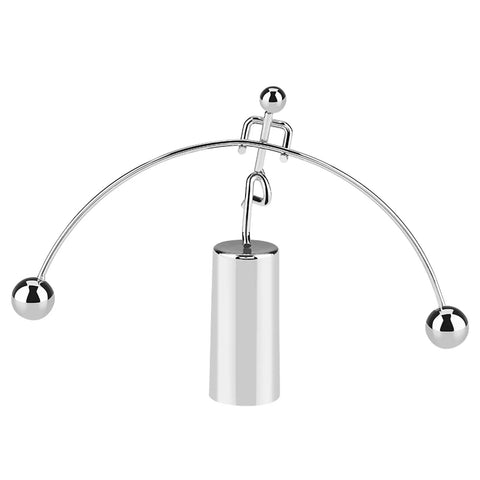 Newton's Cradle Desk Toy Dope Office Decor With Pendulum Motion, Classic Physics Demonstration For Momentum And Energy Transfer