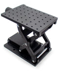 Z Axis Lifting Table Manual Pro-Grade Fine-Tuning Platform For Lab Optical Setup 110mm Stroke 210x150mm Aluminum Anodized Black