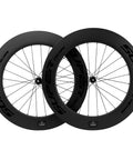 Dope Carbon Fiber Road Bike Disc Brake Wheelset 700c Tubeless Ready 88mm by 25mm Deep Rim Shimano 8-12 Speed Cassette