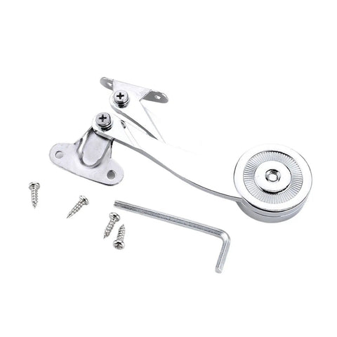 Adjustable Hydraulic Cabinet Door Hinges With Random Stop For Kitchen Cabinets Smooth Soft Close Action Easy Install Polished Finish