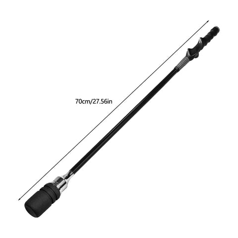 Weighted Golf Swing Trainer For Indoor Practice And Warm Up Right Handed Grip Training Device, 70cm black stick with grip