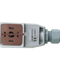 Straight Up Heavy Duty Proportional Valve Board Plug For Precision Hydraulic Control Systems Rock Solid Electronic Interface Connector Replacement Unit Number 02326012 side view showing connector design and labeling.