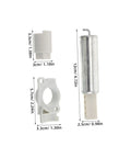 Rock Solid Concrete Saw Drive Belt Tensioner Assembly Fits Ts400 Saw Series Automatic V Belt Kit For Industrial Demolition And Cutting Jobs No Downtime Guaranteed, white plastic and metal parts, 12cm x 5.7cm