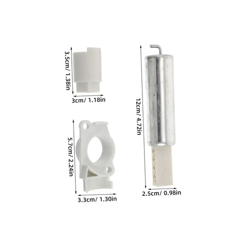 Rock Solid Concrete Saw Drive Belt Tensioner Assembly Fits Ts400 Saw Series Automatic V Belt Kit For Industrial Demolition And Cutting Jobs No Downtime Guaranteed, white plastic and metal parts, 12cm x 5.7cm