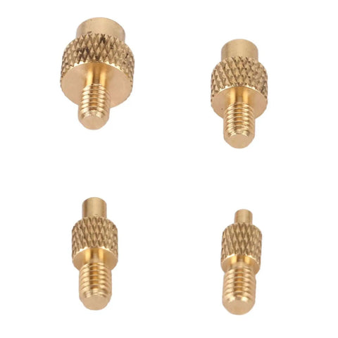 Heat Soldering Iron Tips Set For 3D Printing, 936 Universal Insert Tips M2, M2.5, M3, M4, M5, M6, M8 With Threaded Adapters close-up view