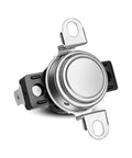 Dryer High Limit Thermostat D510701 L225-40F For Heavy Duty Dryers, Precise Thermal Cutoff To Prevent Overheating, Accurate Temperature Regulation For Heavy Duty Drying Cycles, Safe Reliable Thermal Protection, silver ceramic thermostat