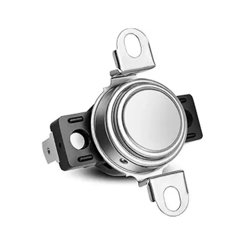 Dryer High Limit Thermostat D510701 L225-40F For Heavy Duty Dryers, Precise Thermal Cutoff To Prevent Overheating, Accurate Temperature Regulation For Heavy Duty Drying Cycles, Safe Reliable Thermal Protection, silver ceramic thermostat