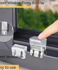 20 Pairs Quick Fix Hem Clips and Reusable Clamps for Pants, Paper and Window Ventilation used on window frame