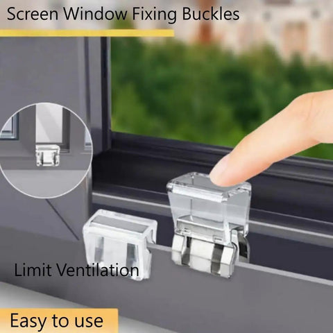 20 Pairs Quick Fix Hem Clips and Reusable Clamps for Pants, Paper and Window Ventilation used on window frame