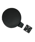 Straight Plug Front Tow Hook Trailer Towing Cover Cap For Tesla Model 3 2017 Through 2019, unpainted black composite