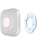 Replacement Mounting Plate For Nest Protect Gen 2 Smoke Detector Backplate for wall or ceiling mount with wired or battery Nest