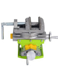 Rotary Table 90 Degree 3 Inch Cross Slide Vise For Drill Press And Milling Machines Built Tough With Vernier Reading, aluminum alloy