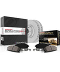 PowerStop Evolution front brake kit with coated rotors and Z17 ceramic pads for Toyota 4Runner, FJ Cruiser, and Tacoma