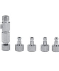 Airbrush Quick Connect Disconnect Adapter Kit With One Eighth Inch Fittings Quick Release Coupler Set Heavy Duty Metal