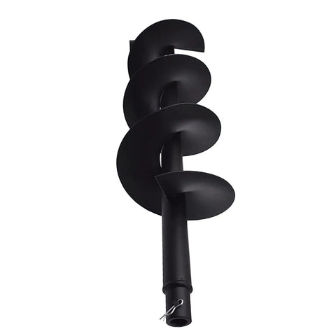 8 Inch Auger Drill Bit For Planting And Garden Beds, Post Hole Ready, Rapid Planter Compatible, heavy duty steel auger