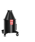 Heavy Duty Two In One Cyclone Separator Vacuum Cleaner Wall Mounted Wheeled Industrial Dust Collector with red latch