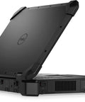 Latitude Rugged Extreme 7424 Laptop With A Bright 14 Inch Fhd Touchscreen showing back and side ports, black rugged design.