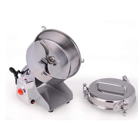 Electric Grain Mill Grinder In Stainless Steel 304 With Auto Time Switch Easy Pour Inner Wall And Heavy Duty Construction Ideal For Grinding