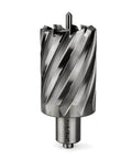 Oscarbide annular cutter, 1-5/8 in cutting diameter, 2 in depth, Weldon 3/4 in shank, front view