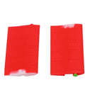 Replacement Red Side Wing Panels For Bell 206 RC Helicopter C138 High Strength Lightweight Plastic Upgrade Set