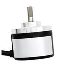 Rotary Encoder E40S6-1024-3-V-24 For Industrial Controls And Machinery, rock-solid mounting, shaft view