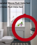 Canister Flush Valve Seal Replacement Kit 3 Pack Pro Grade Silicone GP1059291 For K4436 Compatible Leak Proof Toilet Tank Gasket