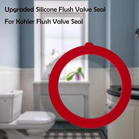 Canister Flush Valve Seal Replacement Kit 3 Pack Pro Grade Silicone GP1059291 For K4436 Compatible Leak Proof Toilet Tank Gasket