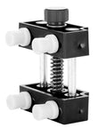 Handy Adjustable Watch Case Holder Vise For Wristwatch Repair, Metal Open Case Tool With Four Removable Pins, Non Slip Grips, Portable