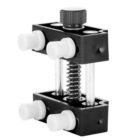Handy Adjustable Watch Case Holder Vise For Wristwatch Repair, Metal Open Case Tool With Four Removable Pins, Non Slip Grips, Portable