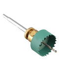 Super Tough Alloy Steel Recessed Light Hole Saw Kit For Drywall Ceiling Drilling With Connecting Rod And Bits To Cut Perfect 70Mm Openings For Can Lights Installation Quick Work, 70mm green hole saw bit with rod