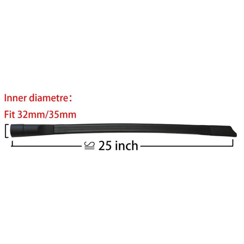 Flexible Crevice Cleaning Tool Attachment For Vacuum Hoses 25 Inch Reach Universal Fit With Standard One And One Quarter Inch And One And Three Eighths Inch Inlets Removable Brush Head For Home And Car Detailing Deep Reach Precision Cleaning