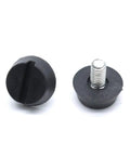 16 Piece Adjustable M6 Thread Leveling Feet With 20mm Base For Patio Chairs And Heavy Furniture Scratch Resistant Floor Protectors Zero Wobble Keeps Things Straight And Tight On Rough Wood Or Tile Floors Quick Install No Sweat black threaded leveling feet components