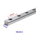 MGN12 Linear Rail Guide For Slick Ultra Smooth Motion Pro Grade Miniature Rail With Length Options From 100mm To 1000mm One Rail 650mm