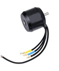 Beast Mode Brushless Dc Motor For Electric Skateboards Replace Ev T6355 6374 6384, black motor with wires, 2450 Watts 24V/48V