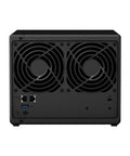 Back view of Heavy Duty Business Nas Server Rocking A Celeron Dual Core Chipset And Six Gigs Of Snappy Ram.