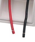 Double Cable Solar Cable Entry Gland for Roofs and Decks, ABS housing, 10AWG red and black wires