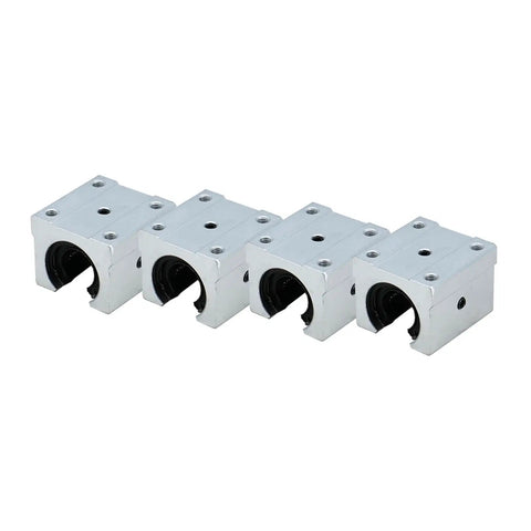 SFU1605 Ball Screw With SBR16LUU Linear Guide Rail Set For CNC Machines, Precision Linear Motion Components For DIY Automation And Robotics, 550mm Length, C7 Accuracy, Smooth Sliding Performance, four SBR16LUU blocks