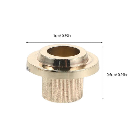 3 Sets Tuner Peg Parts For Guitar Repair With Noise Reducing Bushings And Ferrule Washers To Help You Tune Up Faster Improve Tuning Accuracy And Stability On Acoustic Guitars Includes Tuner Post Nuts And Replacement Tuning Machine Accessories, 1cm brass bushing