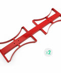 Heavy Duty Steel Drum Storage Rack For 55 Gallon Metal Drums Legit Industrial Stacking Stand with red metal frame design.