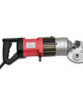 Premium Heavy Duty Electric Rebar Cutter Featuring Brushless Motor For Fast Hydraulic Cutting Of Steel Rods Up To 14Mm, angled view of tool.