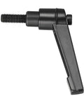 Slick Quick Release Clamping Levers With Adjustable Push Button Ratchets And M6 By 16mm Male Threads For Rock Solid Fastening In Matte Black four-pack