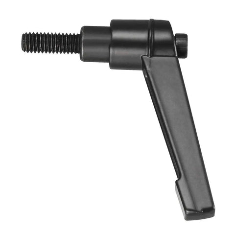 Slick Quick Release Clamping Levers With Adjustable Push Button Ratchets And M6 By 16mm Male Threads For Rock Solid Fastening In Matte Black four-pack