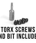 Torx screws and bit included for Beefy Yet Lightweight 7075 T6 Aluminum Scope Mount For Remington 700 721 725 And Sauer 100 101 And Bergara B14