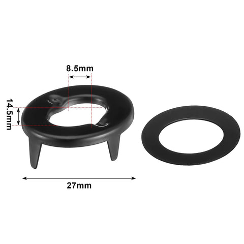 Canvas Twist Lock Fastener Kit 20 Sets With Turn Button Fasteners Eyelet dimensions: 27mm diameter, 14.5mm height.
