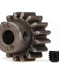 16 Tooth Pinion Gear With 1.0 Metric Pitch For 5mm Shaft Fits Steel Spur Gears RC Car Upgrade Durable Metal Pinion With Grub Screw