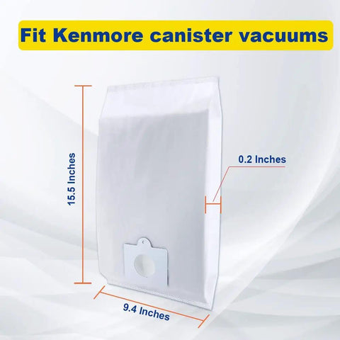 Replacement Canister Vacuum Bags HEPA Filtration For QC Type 53292 20-53292 5055 50557 50558 Fits A Bunch Of Canister Vacuums