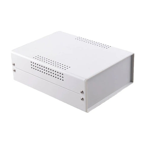 Side angle of Tough As Nails Industrial Enclosure Box for wire junction and distribution control with ABS panel for industrial use